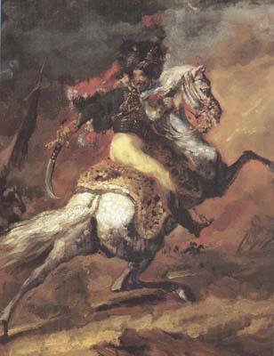 Theodore   Gericault Chasseur of the Imperial Guard,Charging (mk10)